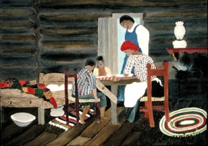 Giving Thanks by Horace Pippin