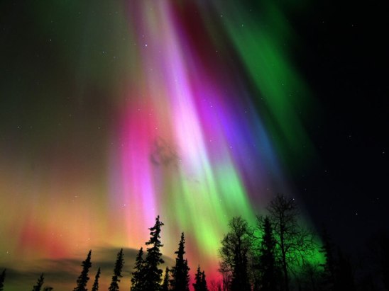 Colorful-Aurora-Borealis-in-Finland from lovethesepics dot com