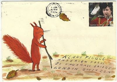 letters to klaus Axel Scheffler illustration
